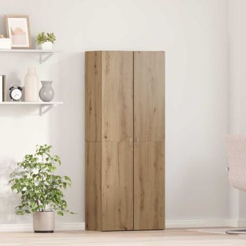vidaXL Ofiso spinta su lentyna Amatininkų ąžuolas 70 x 32 x 77.5 cm