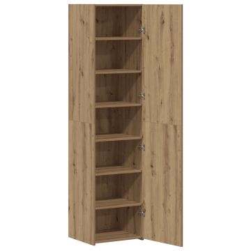 vidaXL Aukštas spintelė 2 pcs Amatininkų ąžuolas 45 x 42,5 x 185 cm