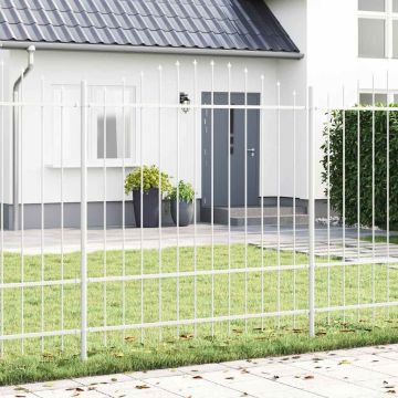 vidaXL Sodo tvora 8 pcs Balta 170 x 215 cm
