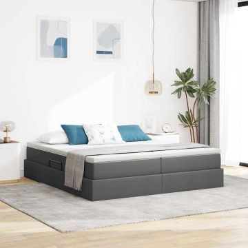 vidaXL Lova su daiktų laikymo vieta ir čiužiniu 200 x 200 cm