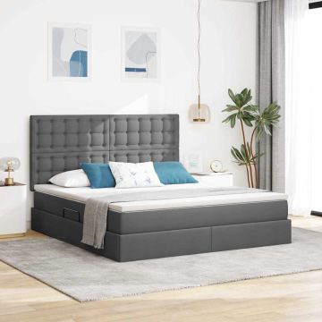 vidaXL Lova su daiktų laikymo vieta ir čiužiniu 180 x 200 cm