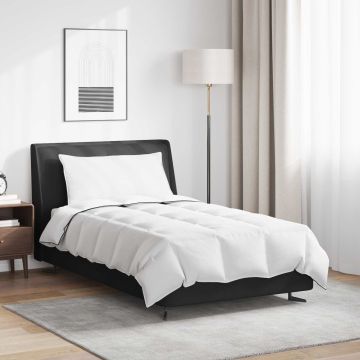 vidaXL Žiemos antklodė su pagalve 2 pcs Balta Plunksna