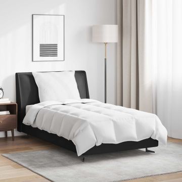 vidaXL Vasaros antklodė su pagalve 2 pcs Balta Plunksna
