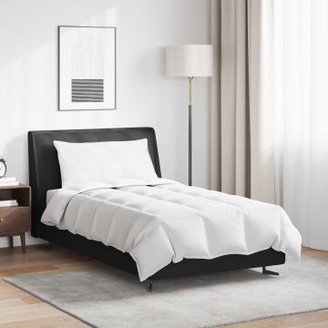 vidaXL Vasaros antklodė su pagalve 2 pcs Balta Plunksna