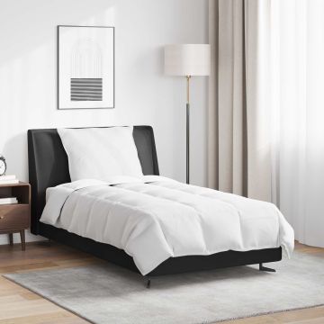 vidaXL Vasaros antklodė su pagalve 2 pcs Balta Plunksna