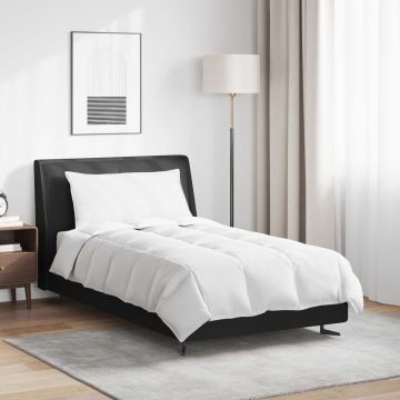 vidaXL Žiemos antklodė su pagalve 2 pcs Balta Plunksna
