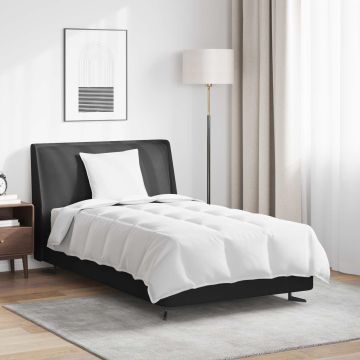 vidaXL 2-in-1 Antklodė su pagalve 2 pcs Balta Plunksna