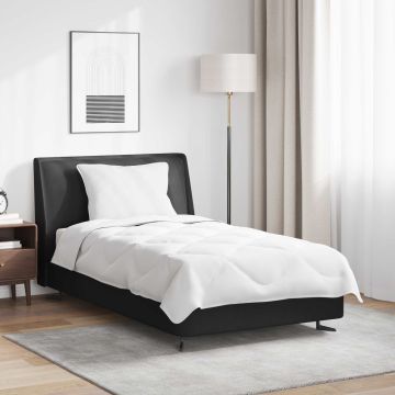 vidaXL Vasaros antklodė su pagalve 2 pcs Balta Mikropluoštas