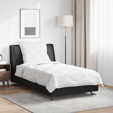 vidaXL Vasaros antklodė su pagalve 2 pcs Balta Mikropluoštas