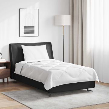 vidaXL Visų sezonų antklodė su pagalve 2 pcs Balta Mikropluoštas