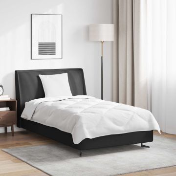 vidaXL Antklodė su pagalve 2 pcs Balta Mikropluoštas