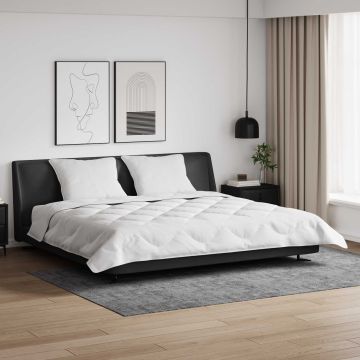 vidaXL Žiemos antklodė su pagalve 3 pcs Balta Mikropluoštas