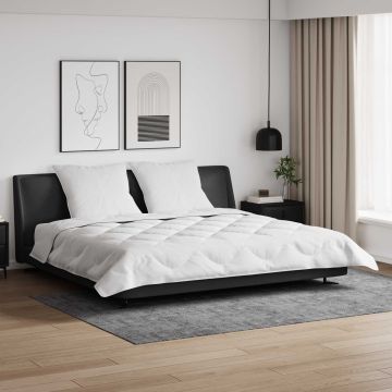 vidaXL Antklodė su pagalvėmis su pagalve 3 pcs Balta
