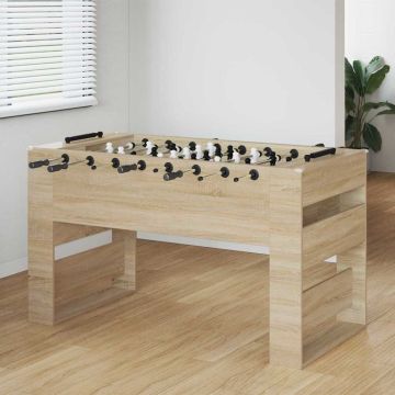 vidaXL Fuzbolas stalas Sonoma ąžuolas 146,5 x 74 x 85 cm