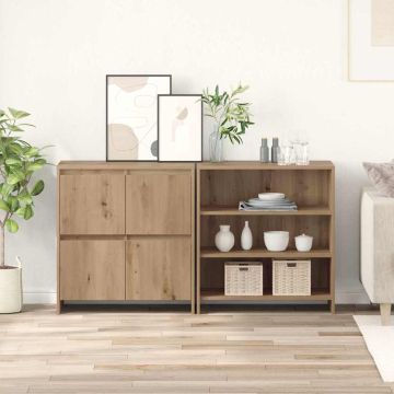 vidaXL Kabalas 2 pcs Amatininkų ąžuolas 70 x 41 x 75 cm