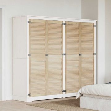 vidaXL Spintelės durys su durimis 4 pcs Natūrali 170 x 2,1 x 49,5 cm