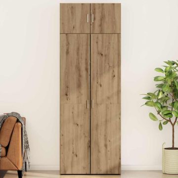 vidaXL Oppbevaringsskap 3 pcs Amatininkų ąžuolas