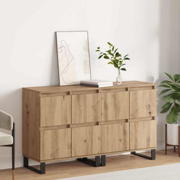 vidaXL Kabalas 2 pcs Amatininkų ąžuolas 60 x 35 x 70 cm