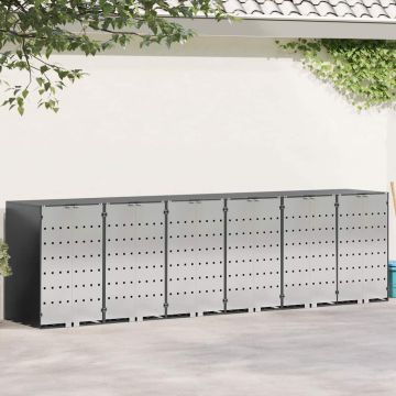 vidaXL Rato konteinerių laikymas 3 konteineriams 340 x 77.5 x 115.5 cm