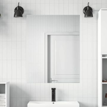 vidaXL Savaime prilipusi veidrodinė plėvelė 60 x 200 cm 2 pcs Sidabro