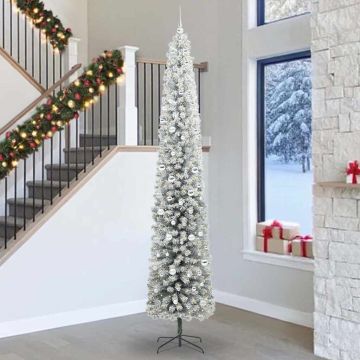 vidaXL Dirbtinė Kalėdų eglutė Žalia 300 cm PVC, plienas ir plastikas
