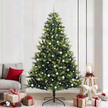 vidaXL Dirbtinis sulankstomas Kalėdų medis su 300 LED Žalia 240 cm