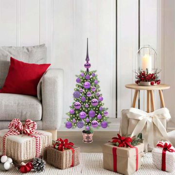 vidaXL Kalėdų eglutė su 150 LED s stovu Žalia 65 cm PE