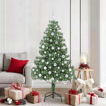 vidaXL Kalėdų eglutė su 300 LED s stovu Žalia 180 cm PVC