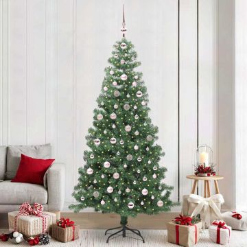 vidaXL Kalėdų eglutė su 300 LED s stovu Žalia 240 cm PVC