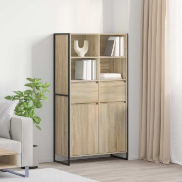 vidaXL Kabalas 2 pcs Sonoma 81 x 36 x 150.5 cm Apdirbta mediena