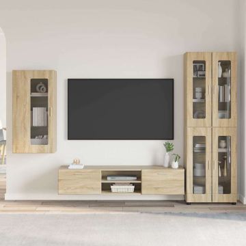vidaXL TV spintelių komplektas FLORIN Sonoma ąžuolas Apdirbta mediena