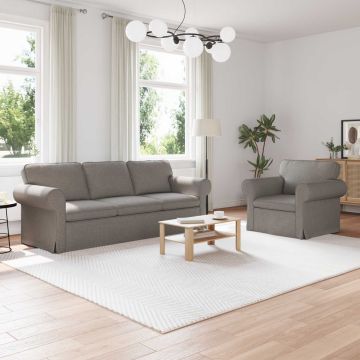 vidaXL Sofos komplektas 2 pcs Tortora 215 x 82 x 80 cm audinys