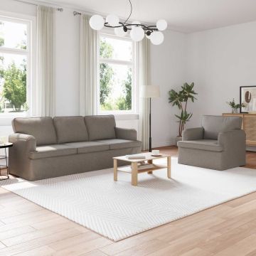 vidaXL Sofos komplektas 2 pcs Tortora 144 x 80 x 85 cm audinys