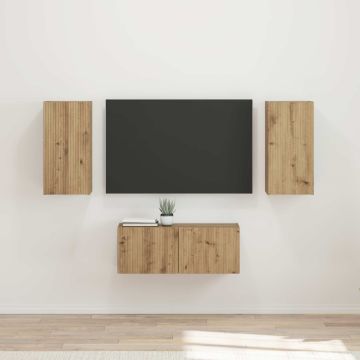 vidaXL TV spintelių komplektas 6 pcs Amatininkų ąžuolas