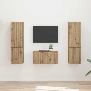 vidaXL TV spintelių komplektas 5 pcs Amatininkų ąžuolas