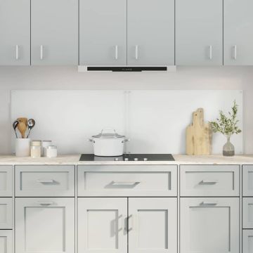 vidaXL Virtuvės užpakalinė plokštė 2 pcs Skaidrus 90 x 50 cm
