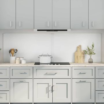 vidaXL Virtuvės užpakalinė plokštė 2 pcs Skaidrus 100 x 60 cm