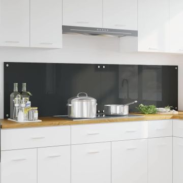 vidaXL Virtuvės užpakalinė plokštė 2 pcs Tamsiai pilka 100 x 50 cm