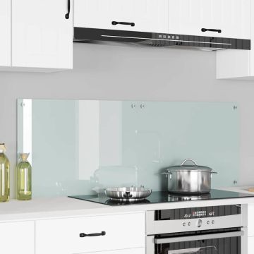 vidaXL Virtuvės užpakalinė plokštė 2 pcs Balta 70 x 50 cm