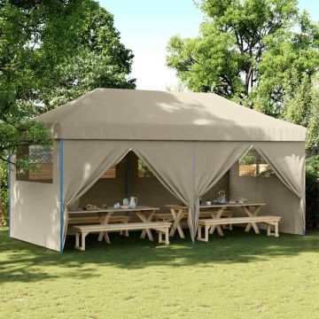 vidaXL Šalies Palapinė Pop-up Taupe 580 x 292 x 315 cm