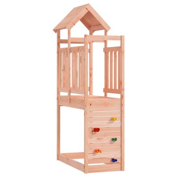 vidaXL Žaidimų bokštas Ruda 53 x 110,5 x 214 cm Kieta Douglas mediena