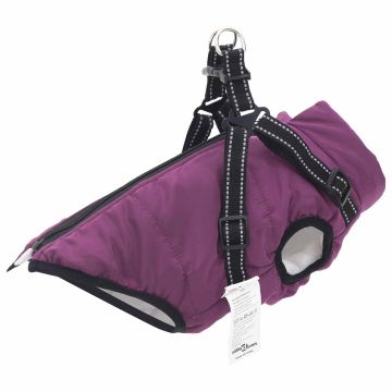 vidaXL Šuns Kailinis Violetinė L28 Fleece ir poliesteris