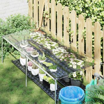 vidaXL Tent su kilpom Skaidrus 1 x 2 m Polietilenas