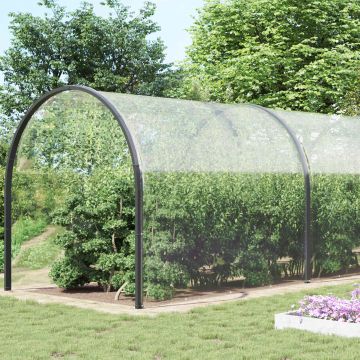 vidaXL Tent su kilpom Skaidrus 8 x 8 m Polietilenas